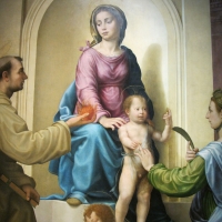 Giuliano bugiardini, sposalizio mistico di s. caterina e santi, 1523-25 (bo, pin. naz.le) 03 - Sailko