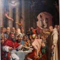 Giorgio vasari, cena in casa di san gregorio magno, 1540, da s. giovanni in bosco, 01 - Sailko - Bologna (BO)