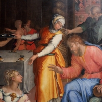 Giorgio vasari, gesù in casa di marta e maria, 1540, da s. michele in bosco 02 - Sailko