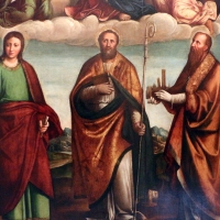 NicolÃ² pisano, madonna in gloria adorata da tre santi, 1534, 02 - Sailko - Bologna (BO)