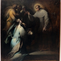 Mastelletta, dodici storie sacre, s. antonio abate benedice un bambino morto, 1611-12, da s. francesco - Sailko - Bologna (BO)