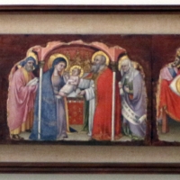 Simone dei crocifissi, sette episodi della vita di maria1396-98 ca, da polittico cospi in s. petronio 01 - Sailko - Bologna (BO)