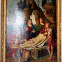 Lorenzo costa e bottega, sepoltura di gesù cristo, 1500-06, dall'annunziata 01 - Sailko