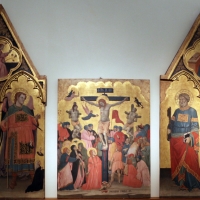 Jacopo di paolo, crocifissione, annunciazione e santi, 1400-10 ca., da s. michele in bosco 01 - Sailko - Bologna (BO)