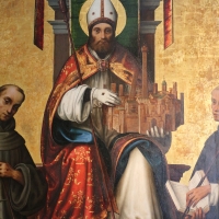 Lorenzo costa, san petronio tra i ss. francesco e domenico, 1502, 04 - Sailko