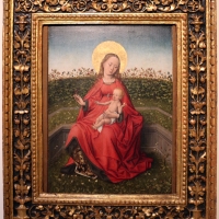 Maestro fiammingo forse di bruges, madonna del roseto, 1480ca., dai ss. narbone e felice - Sailko