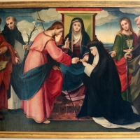 Il bagnacavallo, sposalizio mistico di s. caterina da siena e santi, 1517 ca., da s. domenico - Sailko - Bologna (BO)