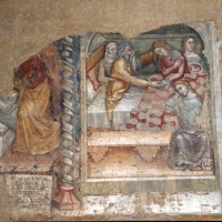 Anonimo bolognese, storie di giuseppe ebreo, 1330-75 ca., 01 giuseppe prediletto dal padre - Sailko