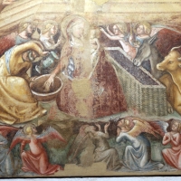 Vitale da bologna, annunciazione, natività, sogno di maria e guarigione miracolosa, 1340-45 ca., da oratorio di mezzaratta 06 - Sailko