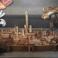 Guido reni, pietÃ  adorata da cinque santi, 1616, da s. maria della pietÃ  o dei mendicanti 07 veduta di bologna - Sailko - Bologna (BO)