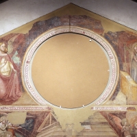 Vitale da bologna, annunciazione, nativitÃ , sogno di maria e guarigione miracolosa, 1340-45 ca., da oratorio di mezzaratta 02 - Sailko - Bologna (BO)