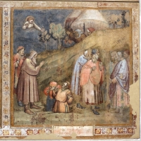 Jacopo di paolo e altri, storie di mosè, 1375-80 ca., da oratorio di mezzaratta, 06 miracolo di mosè - Sailko