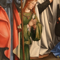 Francesco francia, adorazione del bambino con santi alla presenza di anton galeazzo e alessandro bentivoglio, 1498-99, da s.m. della misericordia 04 - Sailko - Bologna (BO)