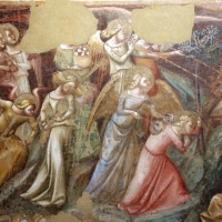 Vitale da bologna, annunciazione, natività, sogno di maria e guarigione miracolosa, 1340-45 ca., da oratorio di mezzaratta 05 - Sailko