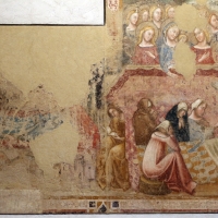 Vitale da bologna, annunciazione, natività, sogno di maria e guarigione miracolosa, 1340-45 ca., da oratorio di mezzaratta 04