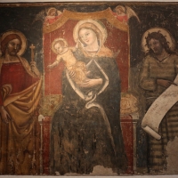 Jacopo da bologna, madonna col bambino tra i ss. jacopo e g. battista, 1350-60 ca., da s. giacomo maggiore - Sailko - Bologna (BO)
