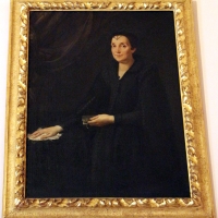 Guido reni (bottega), ritratto di gentildonna con libro in mano