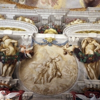 Domenico Maria Canuti, salone di palazzo pepoli campogrande con apoteosi di ercole, quadrature del mengazzino, xvii sec. 28,1 - Sailko
