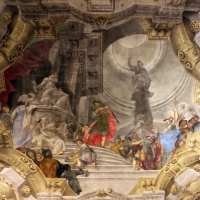 Donato creti, alessandro taglia il nodo gordiano, 1708-10, palazzo pepoli 02 - Sailko - Bologna (BO)