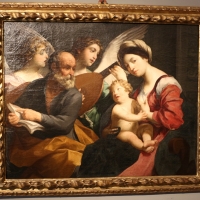Giovan francesco gessi, sacra famiglia con due angeli che suonano, 1627-30, dalla madonna di galliera - Sailko