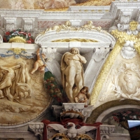 Domenico Maria Canuti, salone di palazzo pepoli campogrande con apoteosi di ercole, quadrature del mengazzino, xvii sec. 24 - Sailko - Bologna (BO)