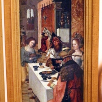 Pittore di anversa, trittico con storie di ester, assuero, adamo ed eva, 1520 ca. 04 - Sailko - Bologna (BO)