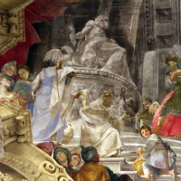 Donato creti, alessandro taglia il nodo gordiano, 1708-10, palazzo pepoli 04 - Sailko - Bologna (BO)