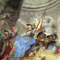 Donato creti, alessandro taglia il nodo gordiano, 1708-10, palazzo pepoli 08 - Sailko - Bologna (BO)