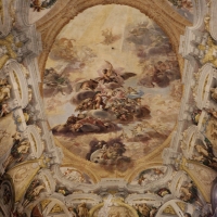 Domenico Maria Canuti, salone di palazzo pepoli campogrande con apoteosi di ercole, quadrature del mengazzino, xvii sec. 00 - Sailko - Bologna (BO)