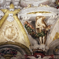 Domenico Maria Canuti, salone di palazzo pepoli campogrande con apoteosi di ercole, quadrature del mengazzino, xvii sec. 30 - Sailko - Bologna (BO)