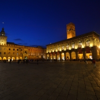 Piazza Maggiore notturna - Wwikiwalter - Bologna (BO)