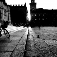 Piazza Maggiore al tramonto - Michela.P.