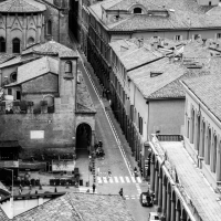 Piazza Verdi Bologna aerial view - Nicola Quirico