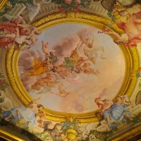 Palazzo Pepoli Campogrande dettaglio soffitto affrescato colori - CesaEri