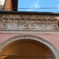 Portico di San Giacomo detail Bologna