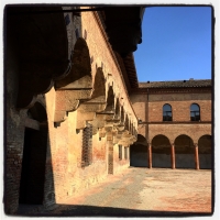 Castello di Bentivoglio - Corte interna - Clo5919