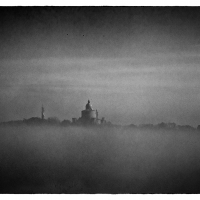 San Luca nella nebbia by Antonio Salierno