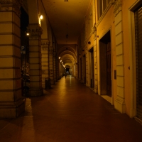 Bologna Portici di Piazza Maggiore di notte - FrancescoLama - Bologna (BO)