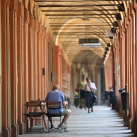Bologna - portico via Saragozza - Loris Quartieri