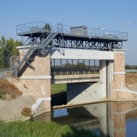 Ponte Guazzaloca sul Canale Collettore Acque Alte nel territorio di Crevalcore (Bo) - Maria Rita Biagini - Crevalcore (BO)