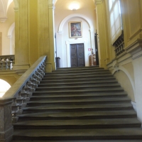 Biblioteca Comunale - dettaglio scalinata 2 - Maurolattuga - Imola (BO)