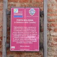 Cartello turistico Porta Bologna Pieve di Cento - Nicola Quirico