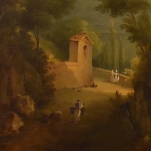 Giuseppe Termanini, Paesaggio, Museo Davia Bargellini 4 (particolare) - Nicola Quirico