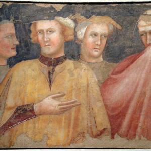 Francesco da Rimini, Quattro difure in costume laico, 1320-1325 circa - Mongolo1984