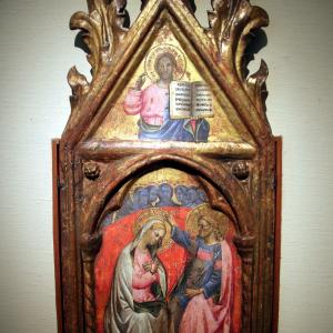 Lippo di Dalmasio, Incoronazione della Vergine. Cristo benedicente (?), 1394 - Mongolo1984