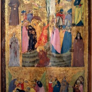 Giovanni Baronzio, Crocefissione, Sepoltura di Cristo, Discesa al Limpo con santi, 1330 circa - Mongolo1984