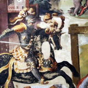Nicolò dell'Abate, affresco staccato da palazzo Torfanini, scena tratta dall'Orlando Furioso 06 - Mongolo1984