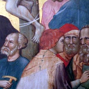 Jacopo di Paolo, Crocefissione di Cristo e santi, 1400-1410 circa 05 - Mongolo1984