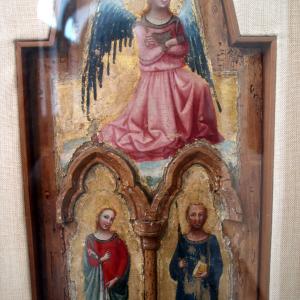 Pseudo Jacopino, Un angelo. I santi Lucia e Paolo (1329) 02