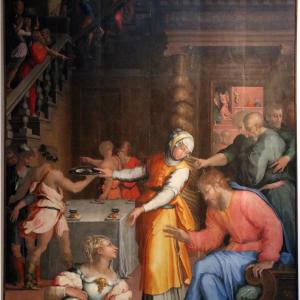 Giorgio Vasari, Gesù Cristo in casa di Marta e Maria (1540) 01 - Mongolo1984